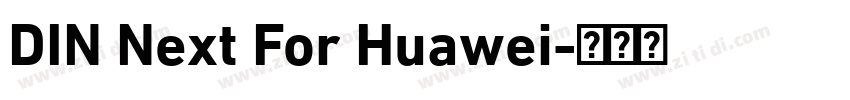 DIN Next For Huawei字体转换